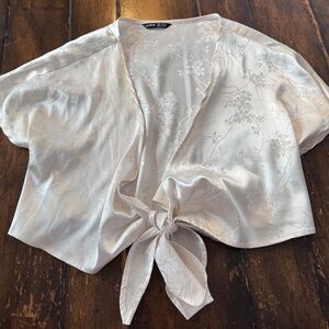 Shein Cream Crop Top- Size M